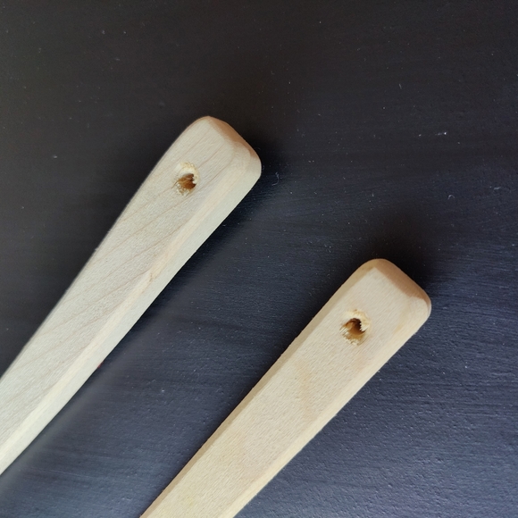 Unfinished Wooden Spoons 13.5 inches - Picture 3 of 4